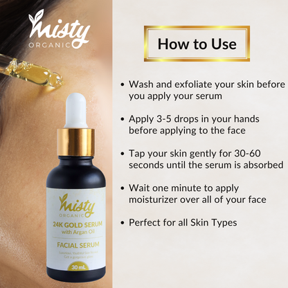 24K GOLD SERUM - 24k Gold + Collagen